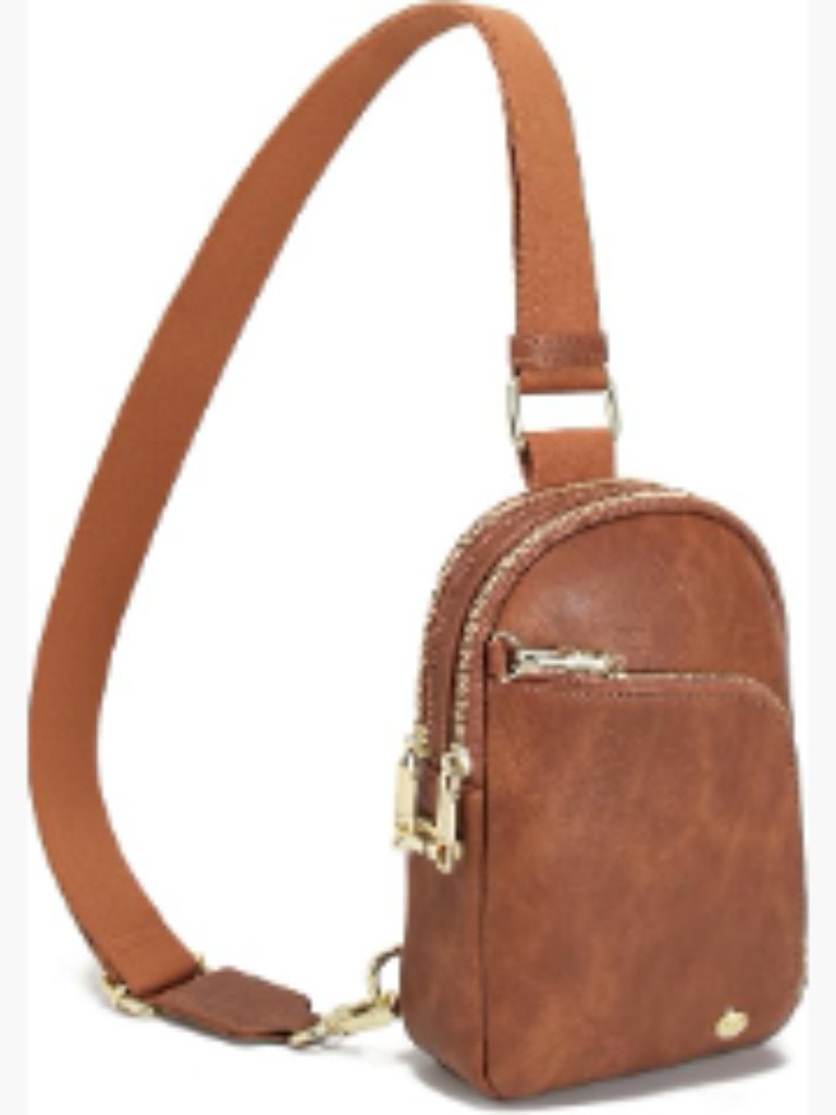 Anti Theft Crossbody Sling Bag Women Rfid Blocking Travel Purse Vegan Leather